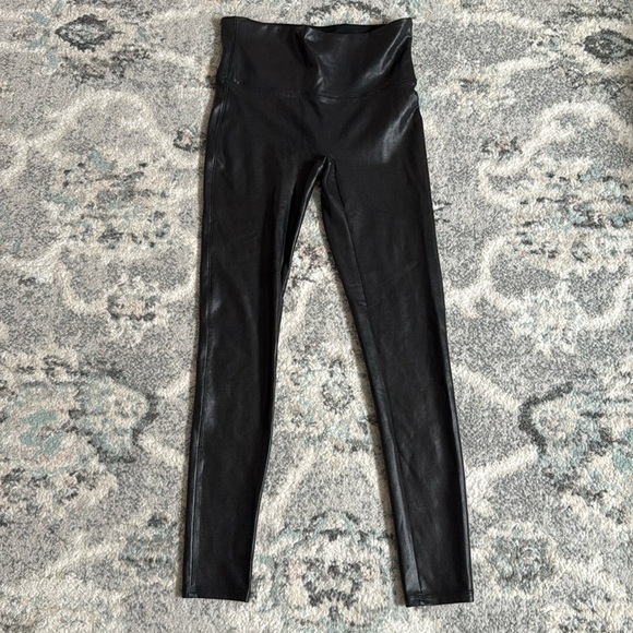 Spanx Faux Leather Leggings - Picture 1 of 8